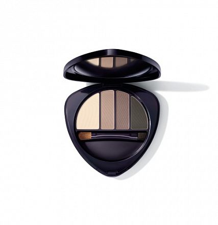 Тени для век и бровей в наборе 01 стоун (Eye&Brow Pallette 01 stone) Dr. Hauschka, 5.3 г