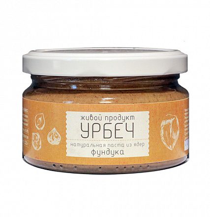 Урбеч из ядер фундука Живой продукт, 225 г