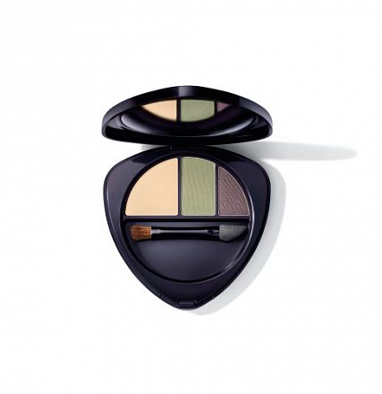 Тени для век тройные 02 нефрит (Eyeshadow Trio 02 jade) Dr. Hauschka, 4.4 г