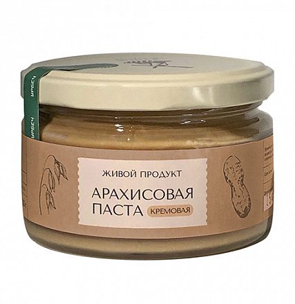 Паста "Арахисовая кремовая" Живой продукт, 225 г