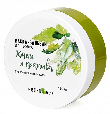 Маска для волос "Хмель и крапива" Green Era, 180 г