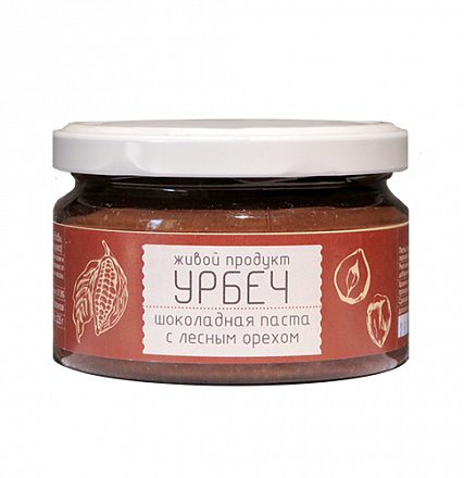 Урбеч из какао-бобов и фундука Живой продукт, 225 г