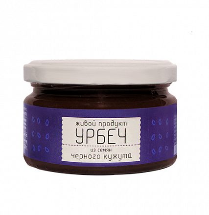 Урбеч из семян чёрного кунжута Живой продукт, 225 г