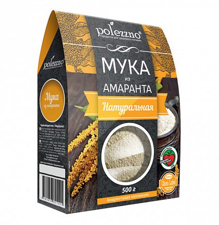 Амарантовая мука Polezzno, 500 г