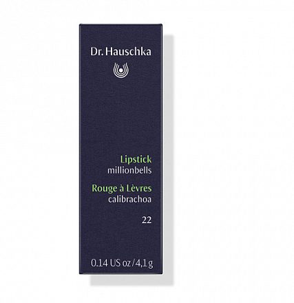 Помада для губ 22 коричнево-розовая калибрахоа (Lipstick 22 Millionbells) Dr. Hauschka, 4.1 г