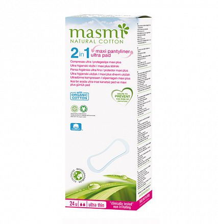 Прокладки 2 в 1 "Soft Maxi Plus" Masmi, 24 шт