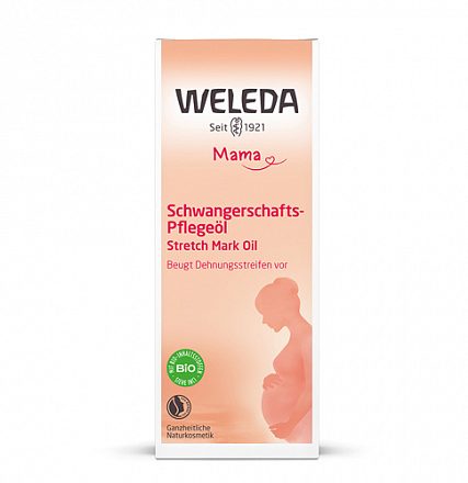 Масло для профилактики растяжек Weleda, 100 мл